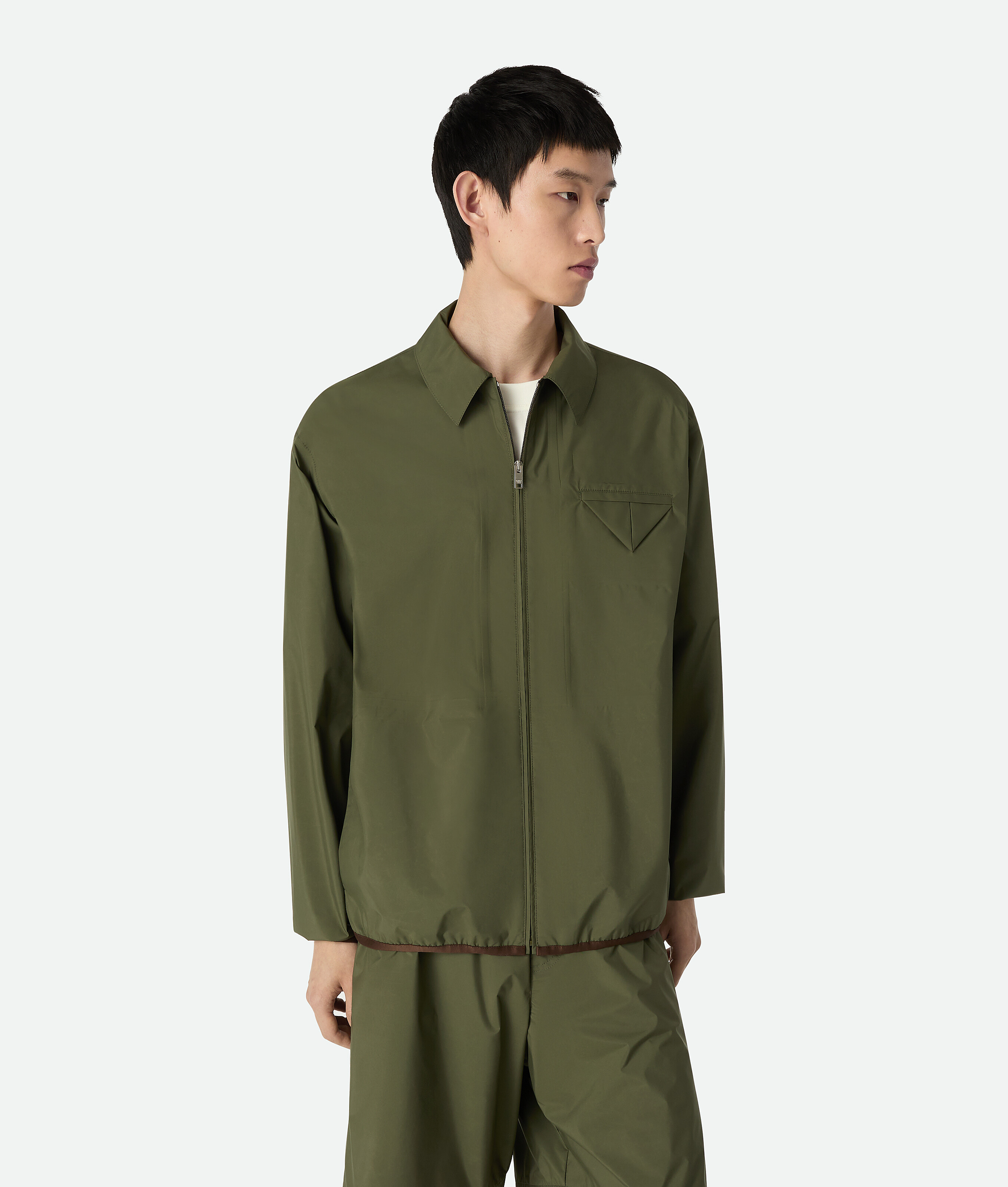 Men's Nylon Jacket in Shrub | Bottega Veneta TW