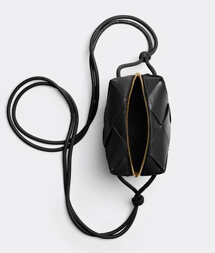 Bottega Veneta Small Loop Camera Bag in Black Lambskin Leather ref.993856 -  Joli Closet