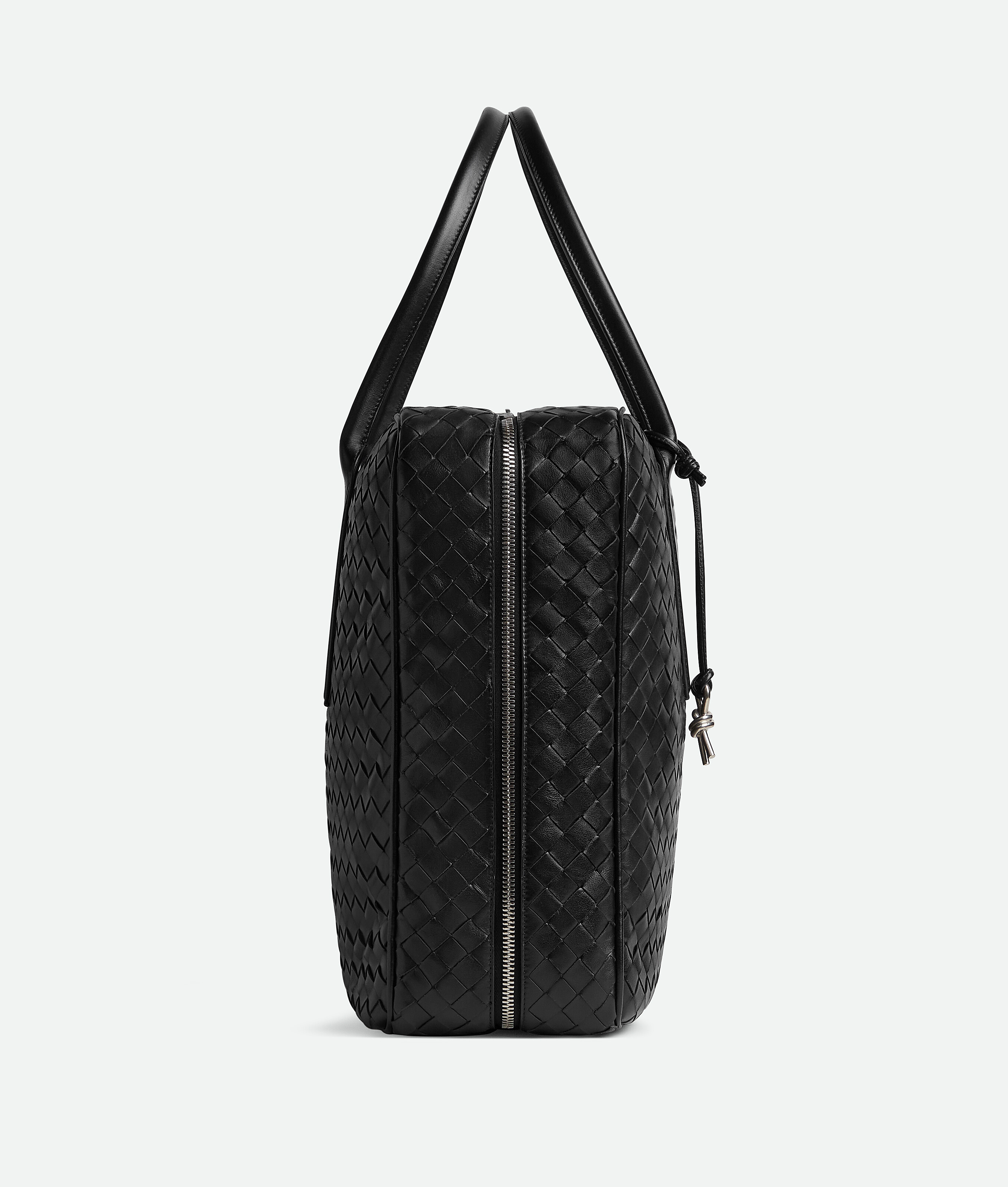 Shop Bottega Veneta Getaway Large Weekender In Black