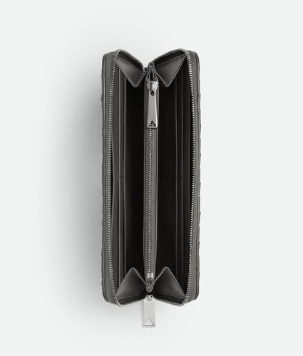 Intrecciato Zip Around Wallet