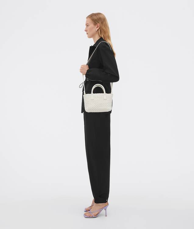 Bottega Veneta® Women's Mini Wallace Shoulder Bag in Wood. Shop online now.