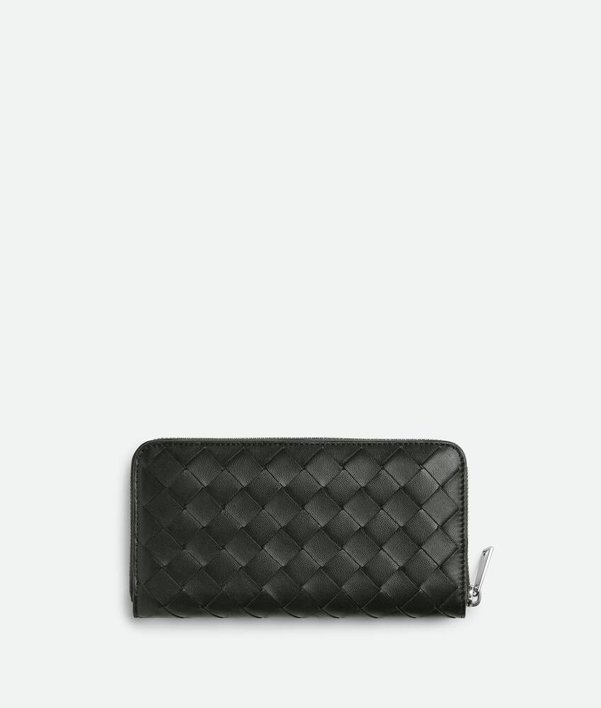 Display a large version of the product image 3 - Intrecciato Diagonal Zip Around Wallet