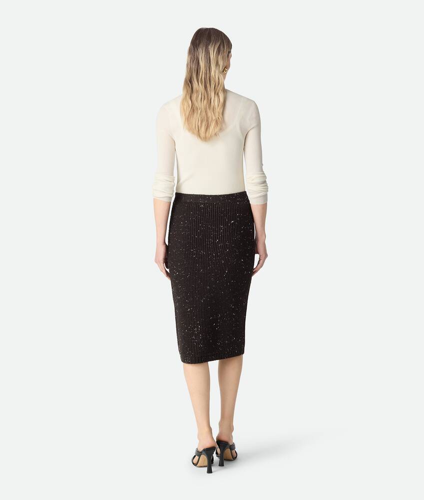 Display a large version of the product image 3 - Wool English Rib Skirt