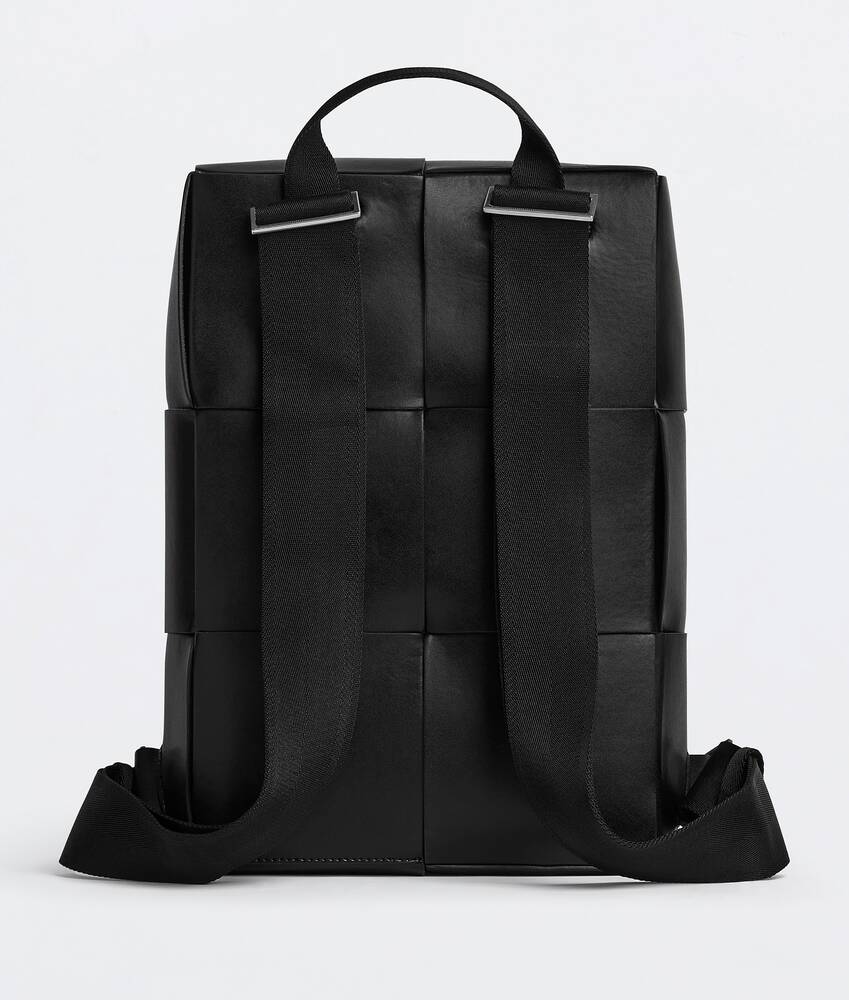 Bottega Veneta Arco Backpack - Black - Man - Calfskin