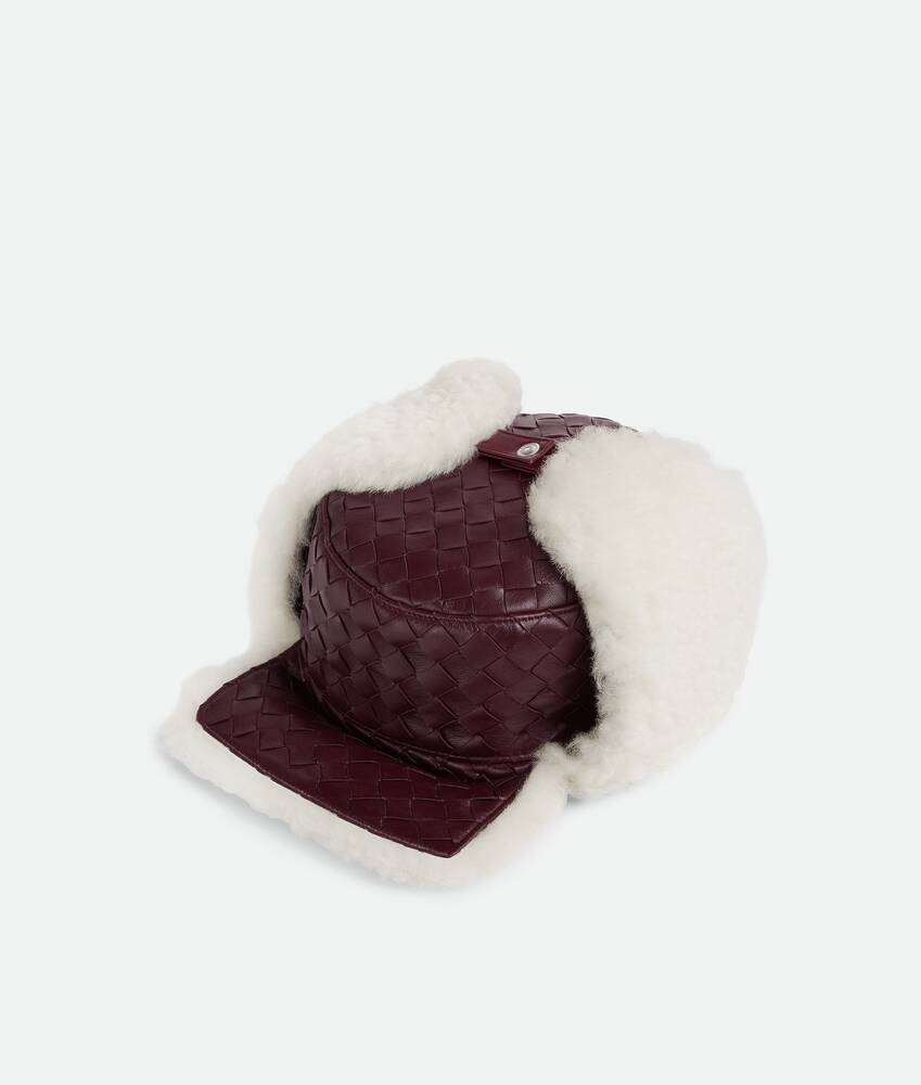 Marrone 100% pelle di Pecora Montone Baseball Cappello Visiera Biker M Marrone 100% pelle di Pecora Montone Baseball Cappello Visiera Biker M