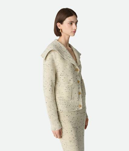 Wool English Rib Cardigan