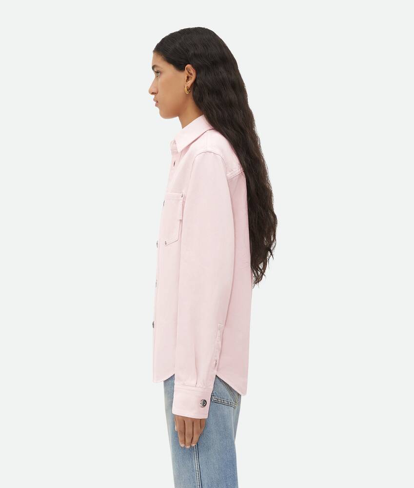 Display a large version of the product image 2 - Pink Wash Denim Shirt