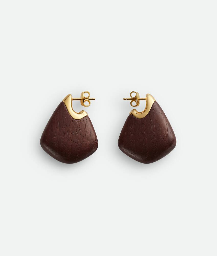 Display a large version of the product image 1 - Small Fin Wood Earrings