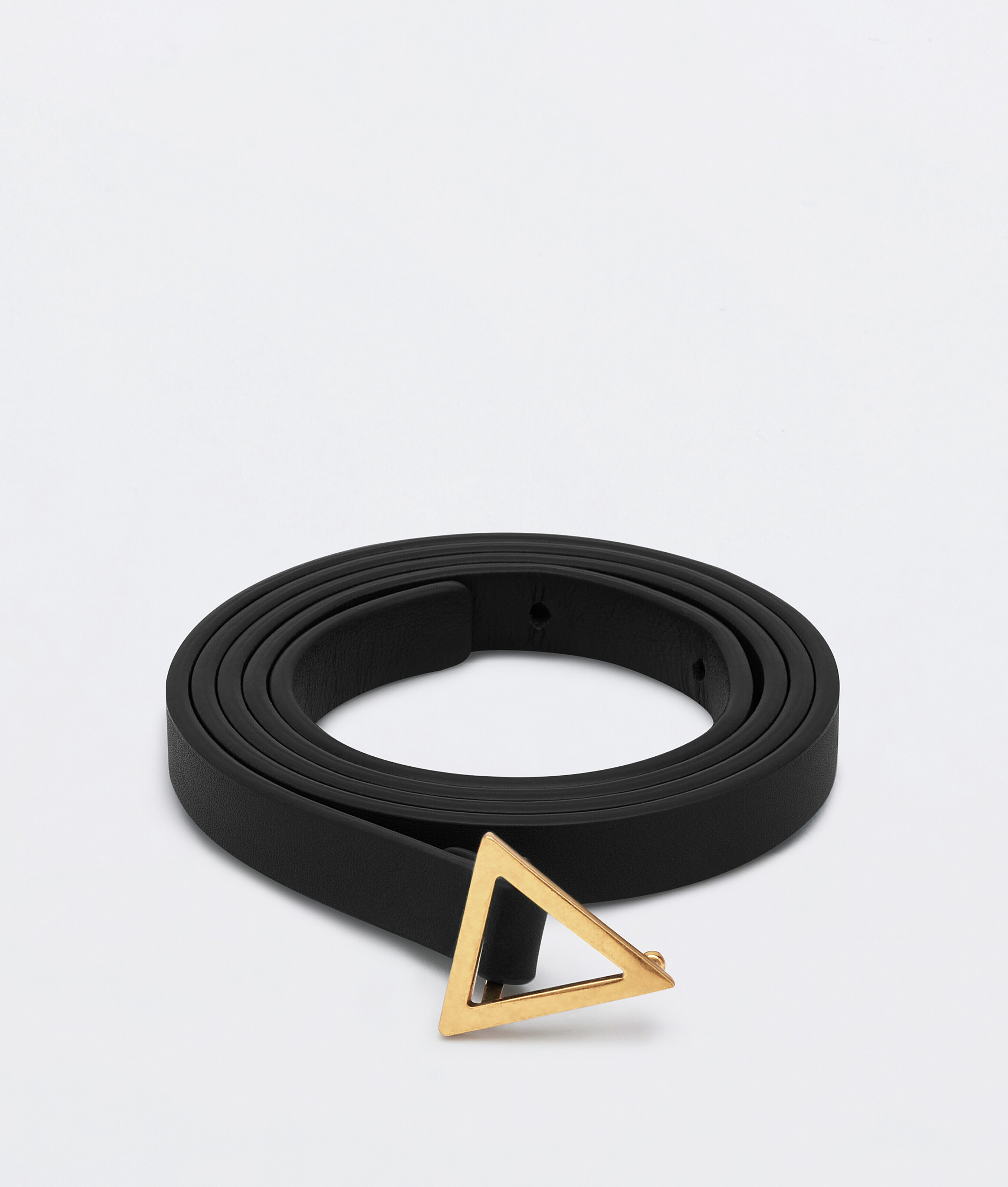 bottega veneta triangle skinny belt