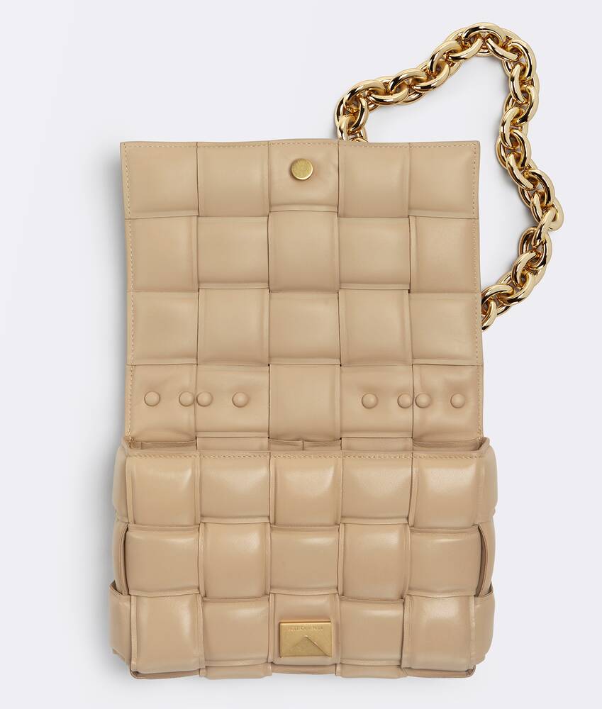 Bottega Veneta Chain Cassette Bag in Honey