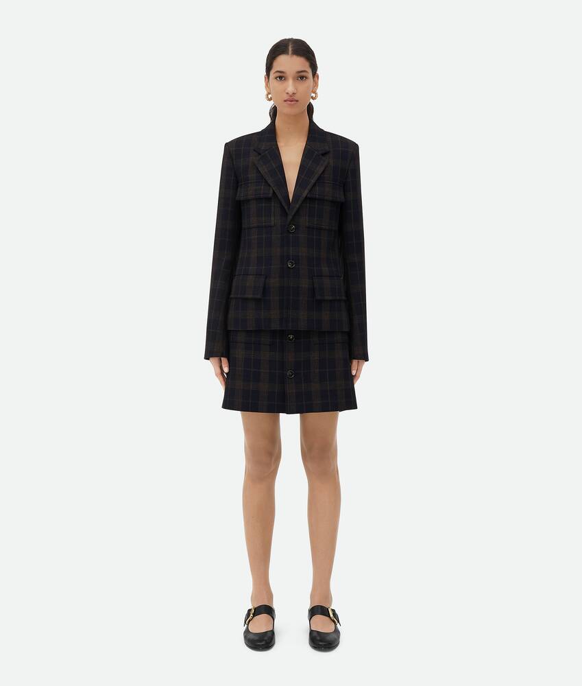 Display a large version of the product image 1 - Checked Cotton Mouline Jacket