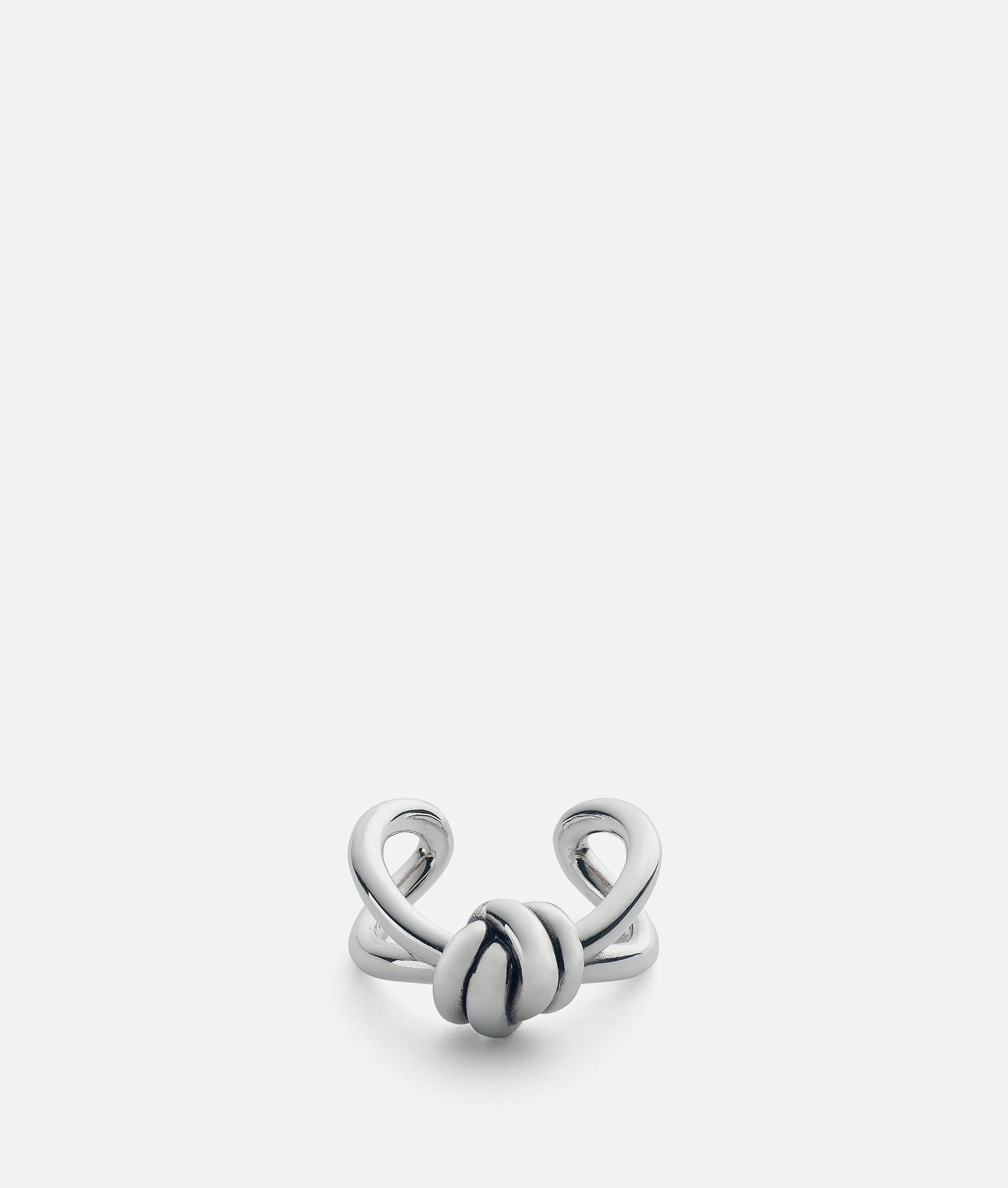 Bottega Veneta Knot Ring - Silver - Woman - N