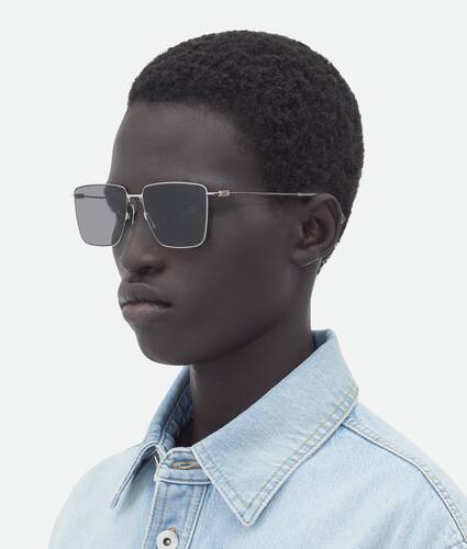 Ultrathin Metal Rectangular Sunglasses