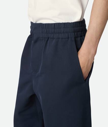 Silk And Cotton Twill Pants