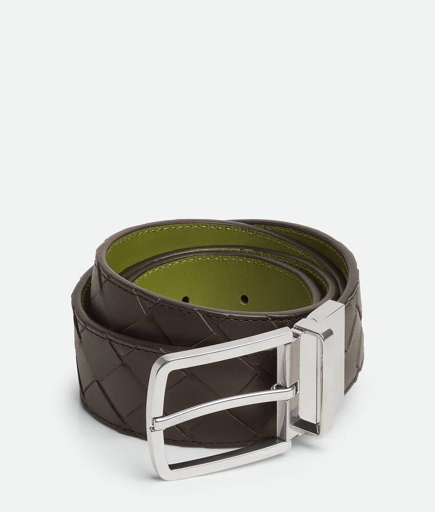 Afficher une grande image du produit 1 - Ceinture réversible Intrecciato