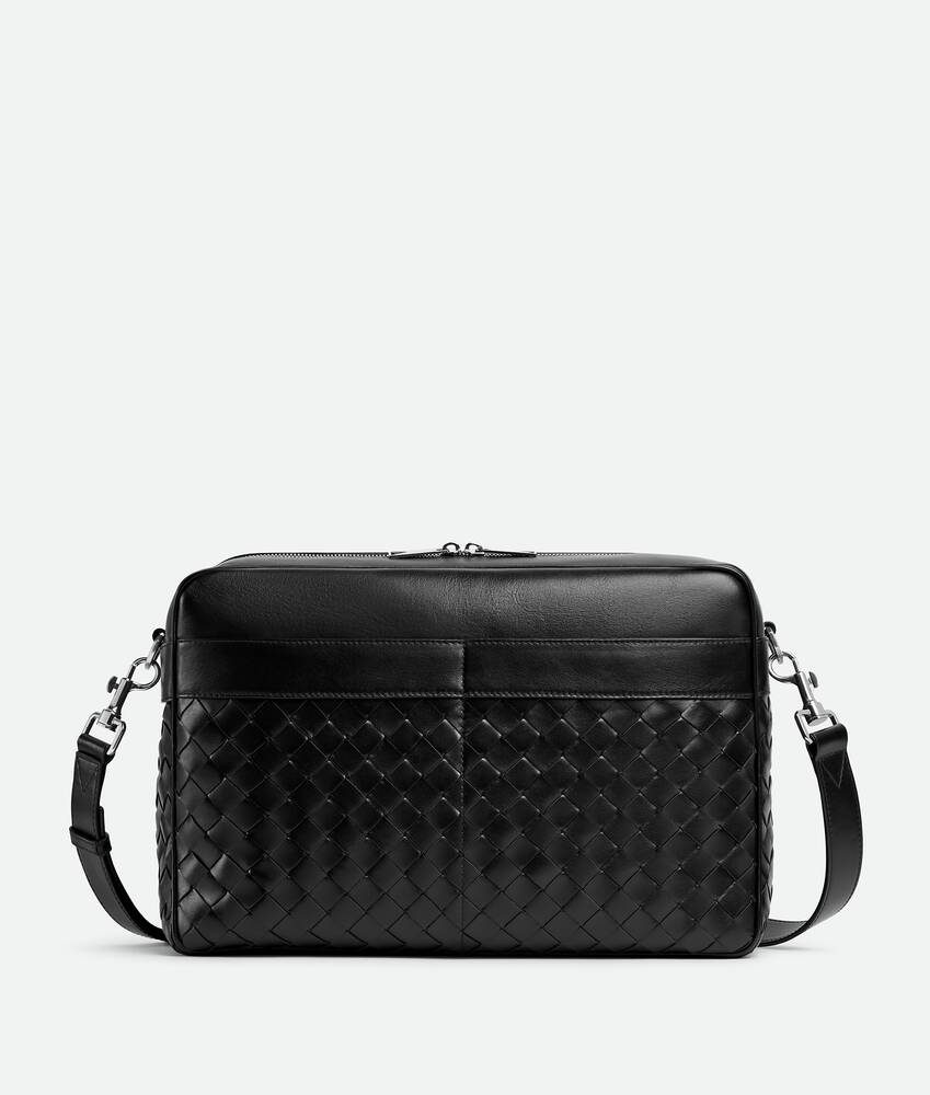 Display a large version of the product image 1 - Large Intrecciato Camera Bag With Pocket