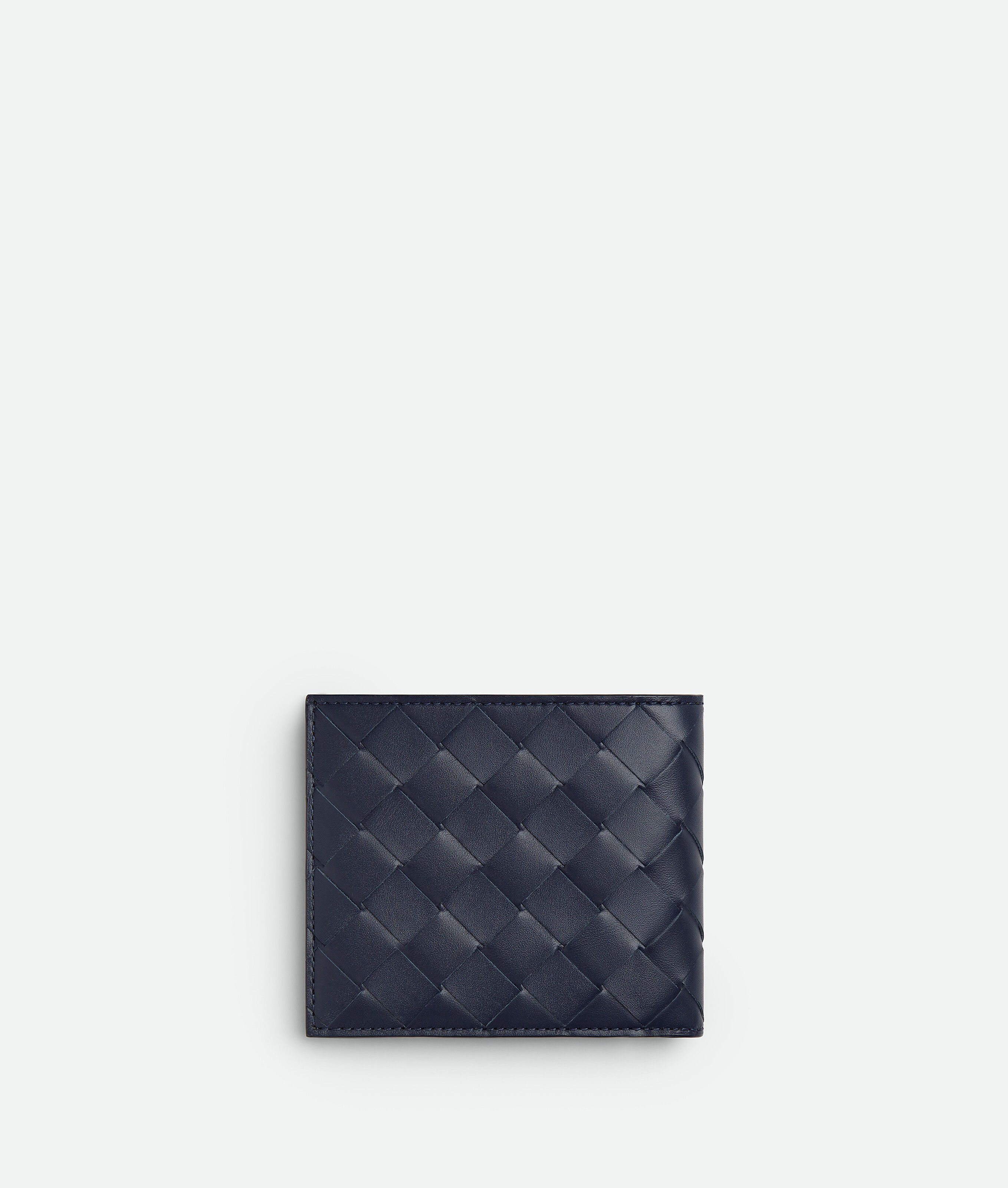 Bottega Veneta Piccolo Bi-fold Wallet In Intrecciato Leather