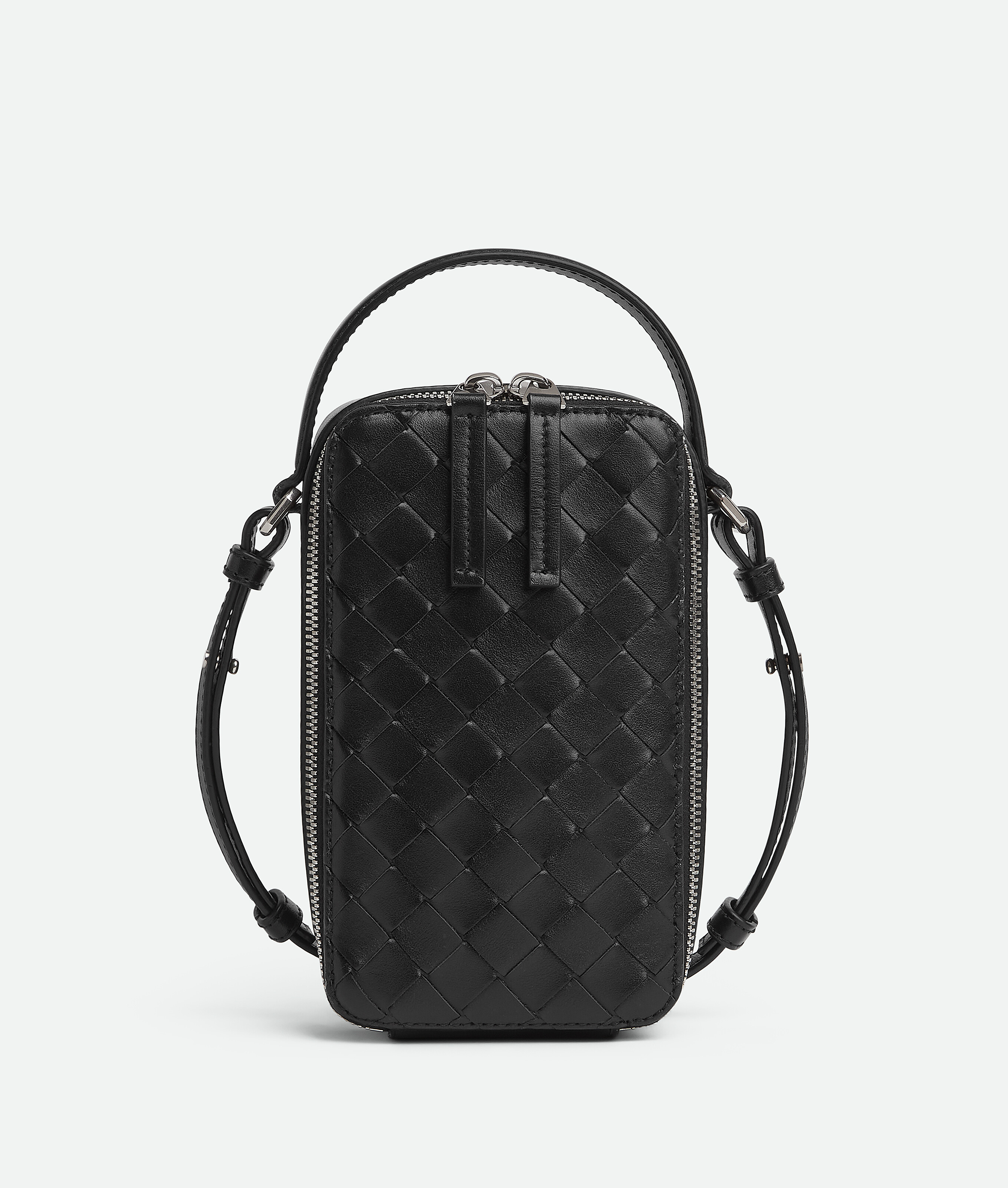 Bottega Veneta Getaway Phone Pouch - Black - Man -
