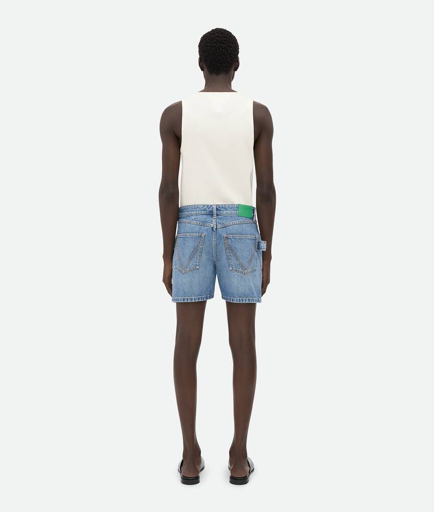 Display a large version of the product image 3 - Vintage Indigo Denim Shorts