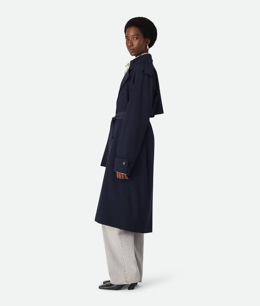 Display a large version of the product image 2 - Fine Wool Trench Coat