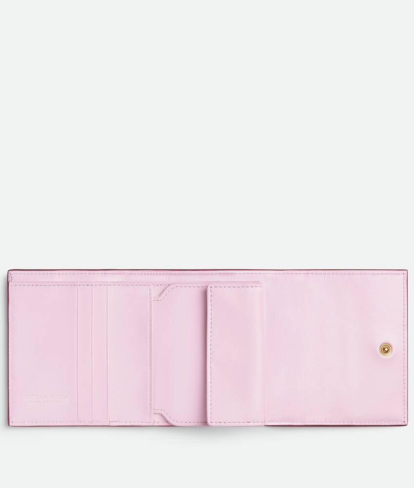 보테가 베네타 종이접기 동전 지갑이 포함된 카세트 3단 지갑 785973VCQC86336