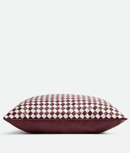 Check Intrecciato Cushion