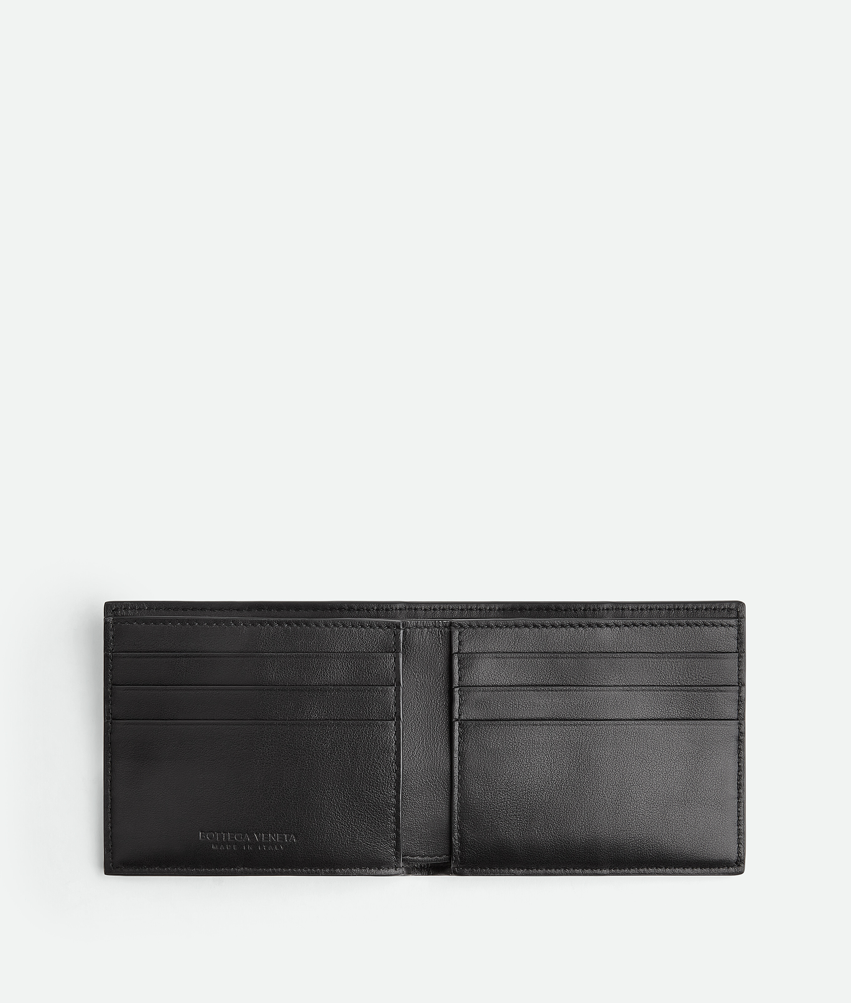 Shop Bottega Veneta Cassette Bi-fold Wallet In Black