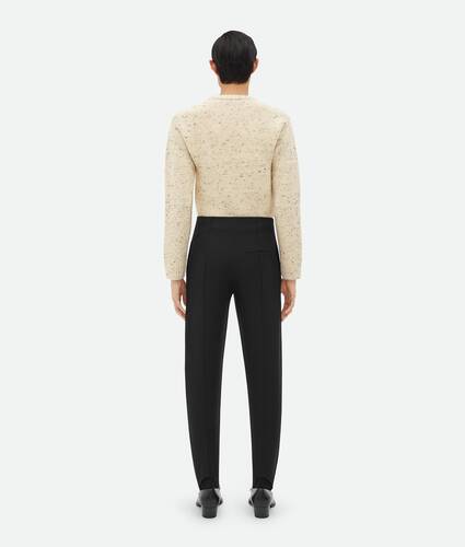 Structured Cotton Stirrup Pants