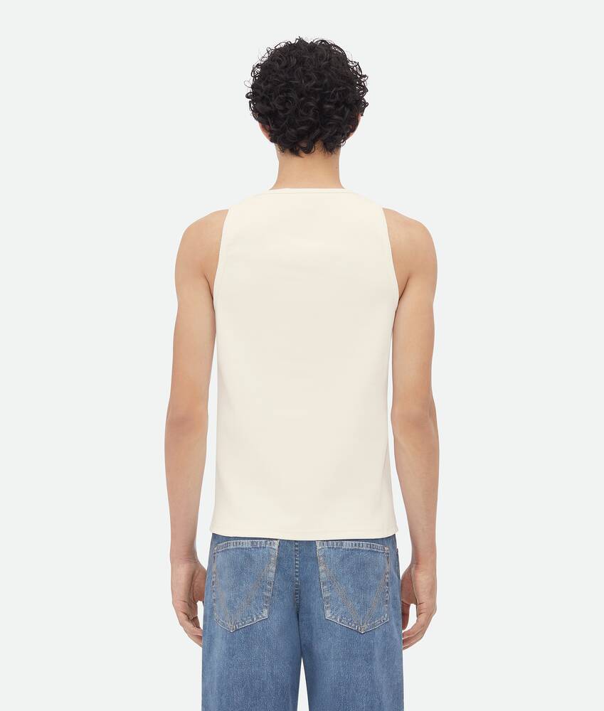 Display a large version of the product image 3 - Stretch Rib Cotton Tank Top