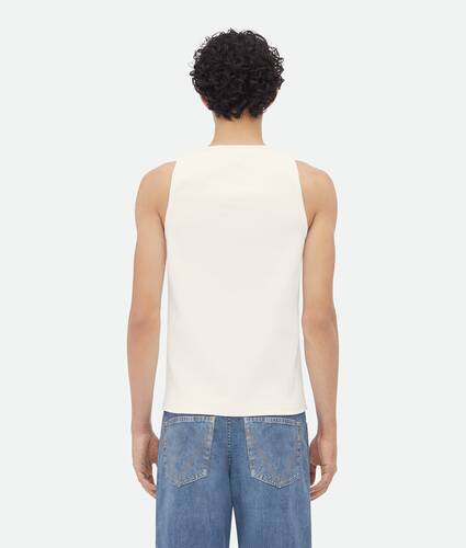Stretch Rib Cotton Tank Top