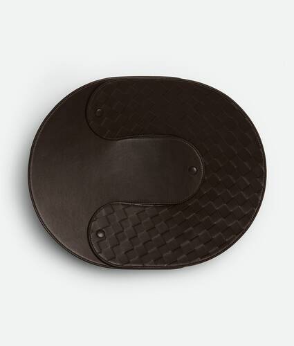 Interlocking Leather Tray - L