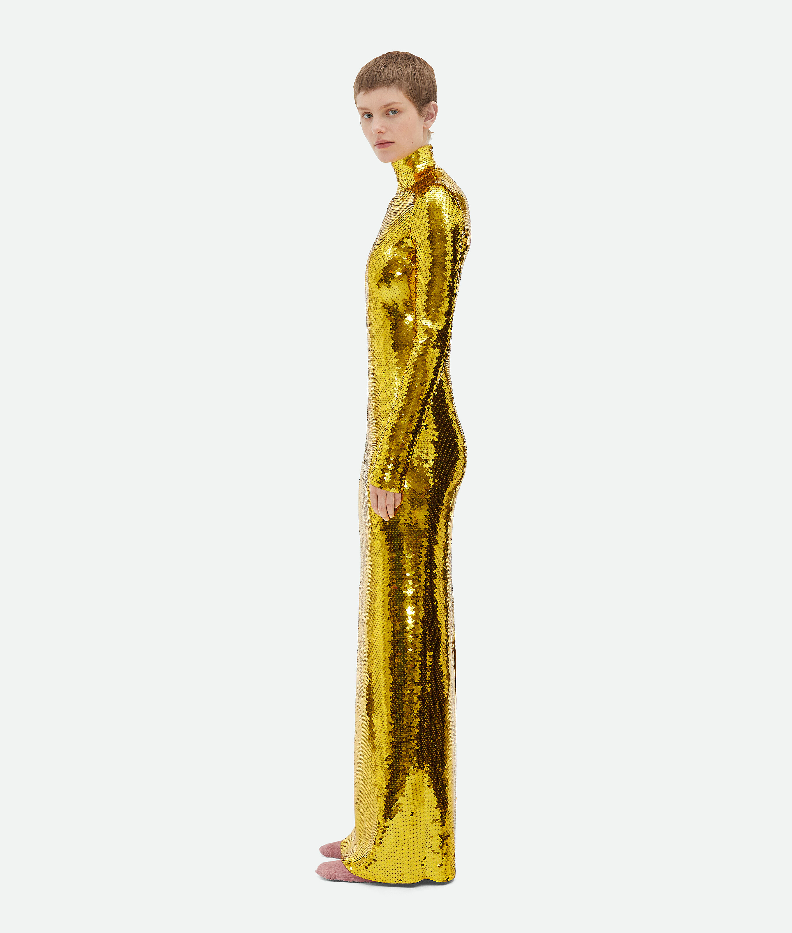 BOTTEGA VENETA ROBE EN VISCOSE À SEQUINS