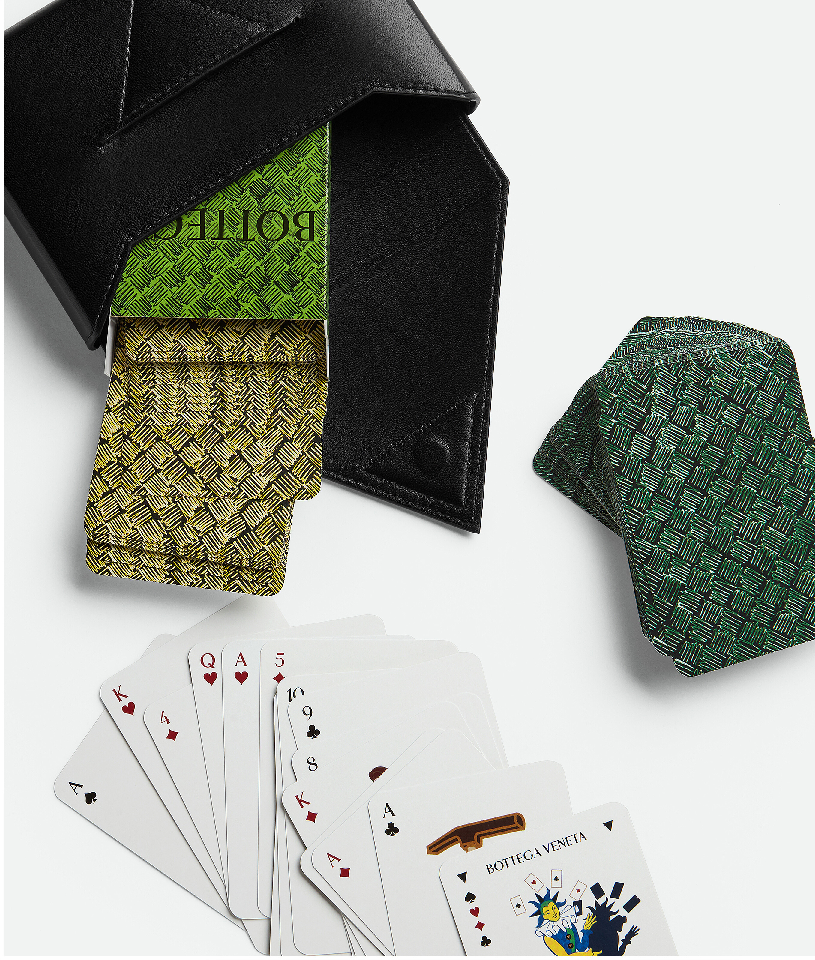 Bottega Veneta Playing Cards In Black