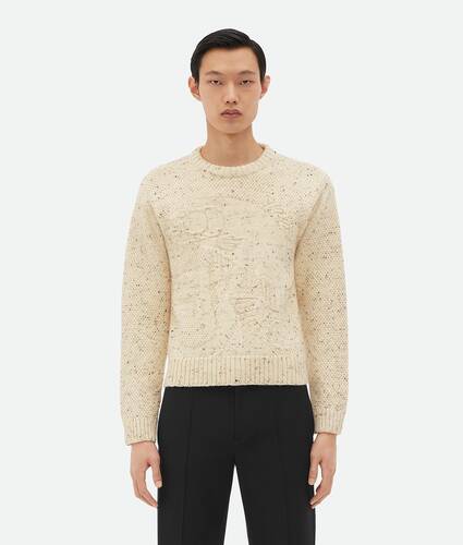 Graphic Fish Wool Sweater