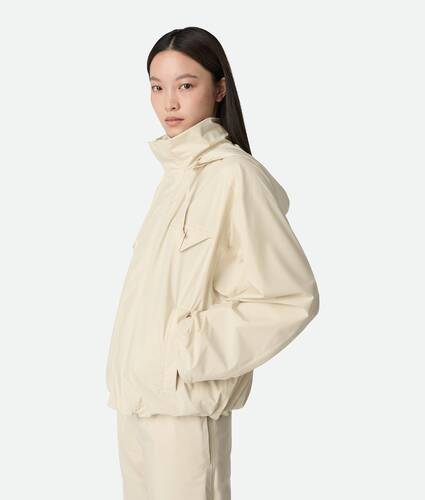 Packable Nylon Hooded Blouson