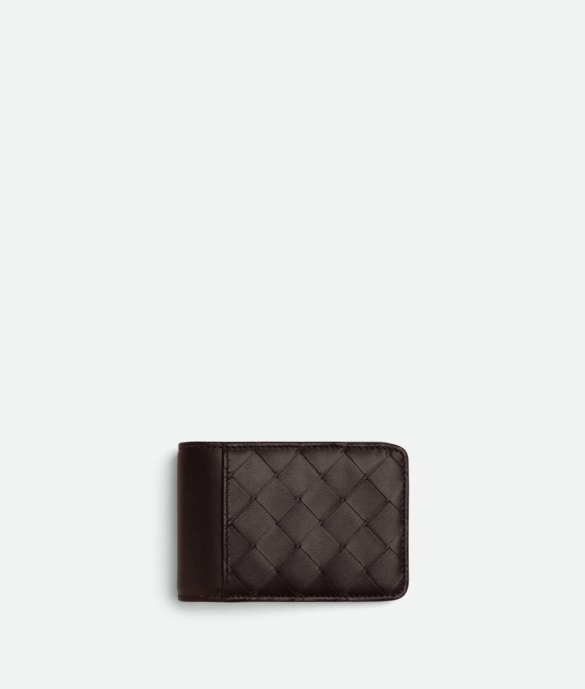Intrecciato leather clip wallet - Bottega Veneta - Men