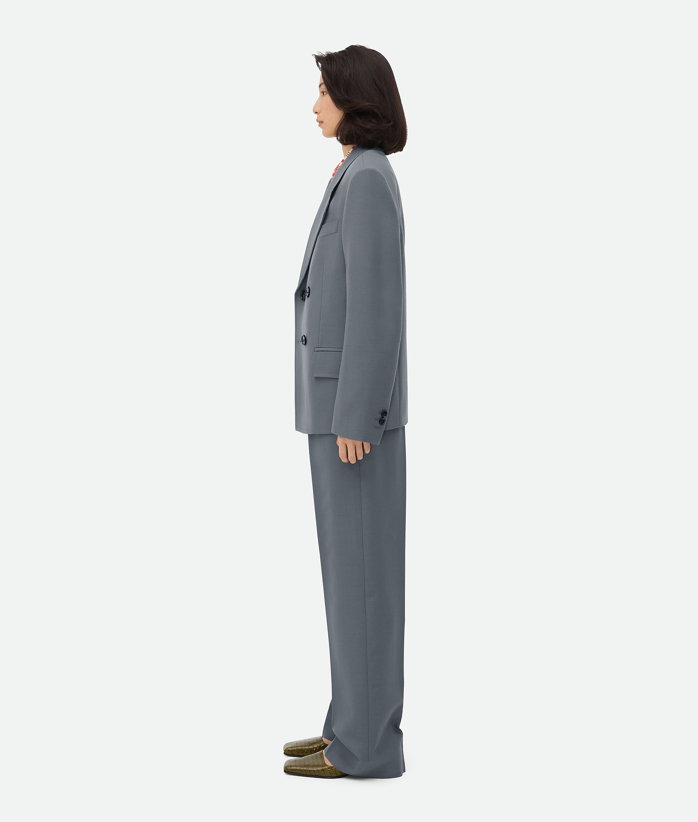 Bottega Veneta Wool Mohair Jacket In Thunder