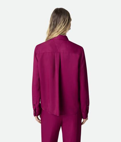 Viscose And Silk Twill Shirt