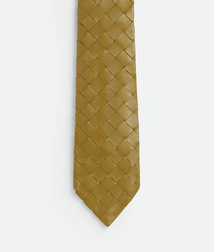 Display a large version of the product image 1 - Intrecciato Leather Tie