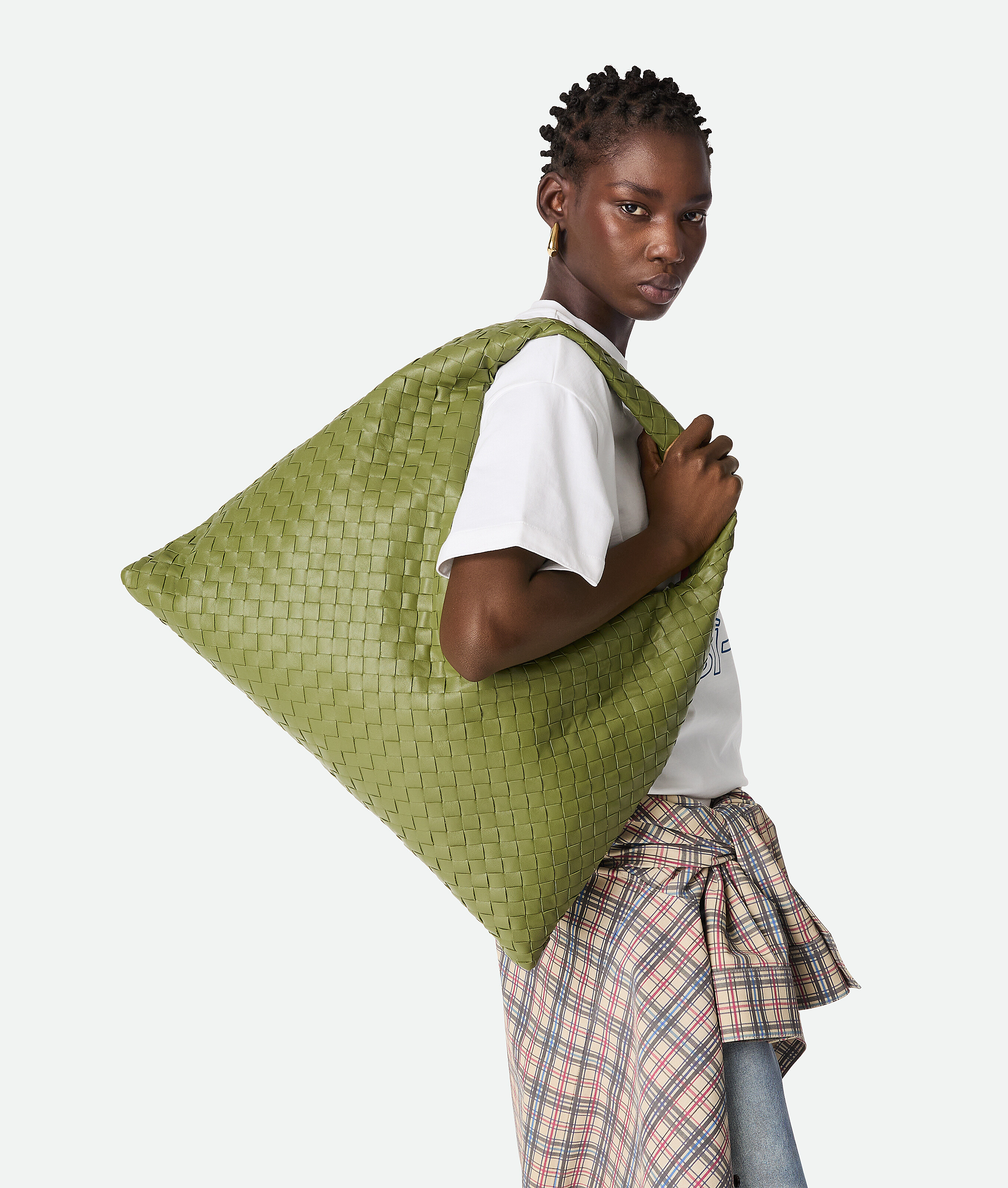 Bottega Veneta Grosse Hop In Matcha