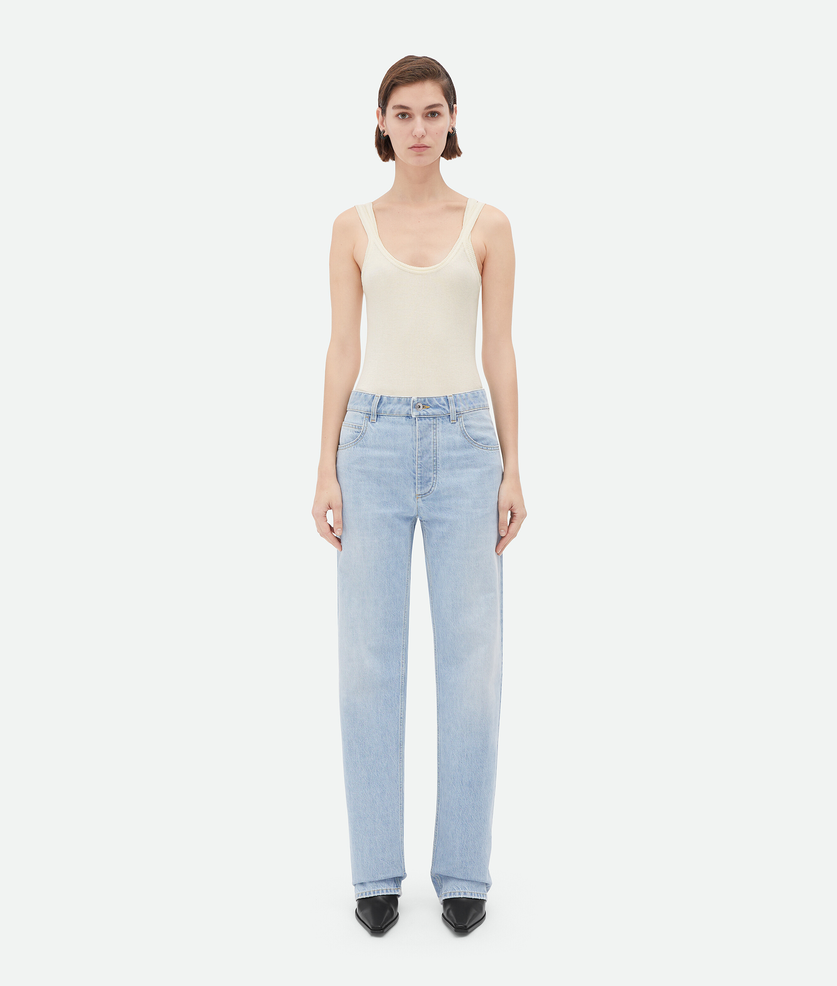 Bottega Veneta Boyfriend Jeans In Blue