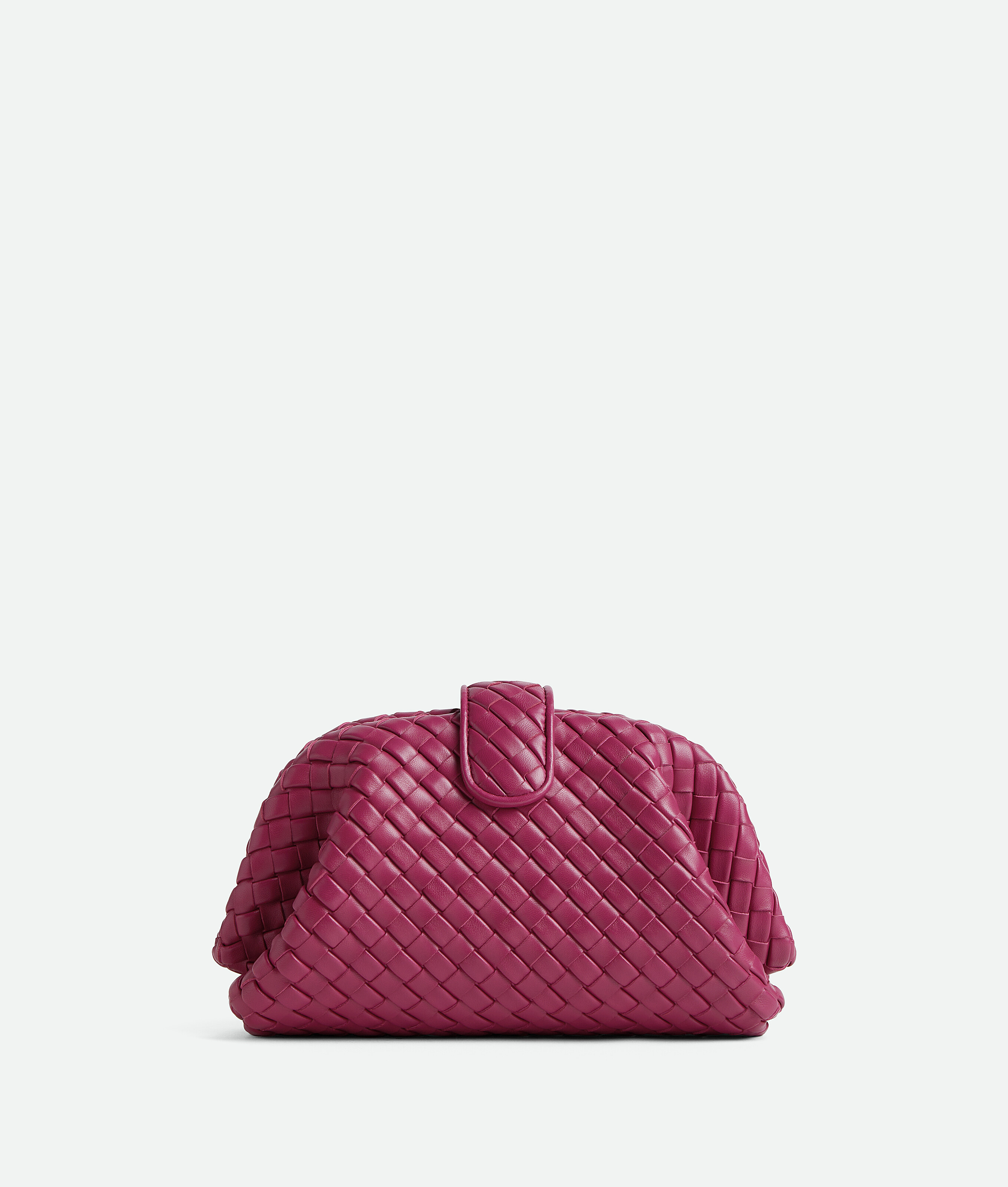 Bottega Veneta Lauren 1980 Small Intrecciato Leather Clutch