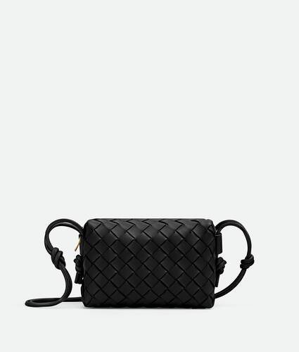 Bottega Veneta Mini Loop Intrecciato Leather Camera Bag - Multi