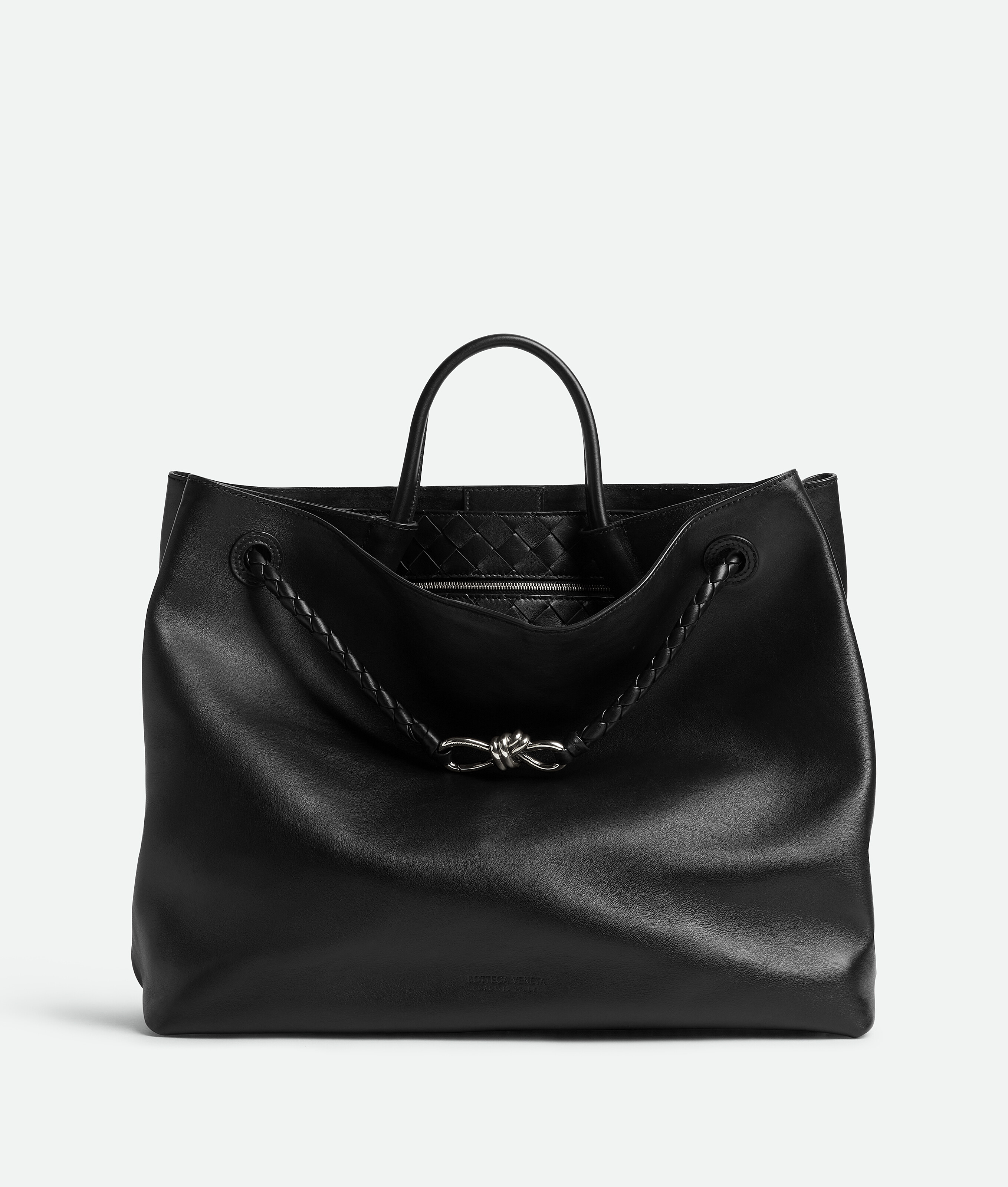 Shop Bottega Veneta Large Andiamo In Black