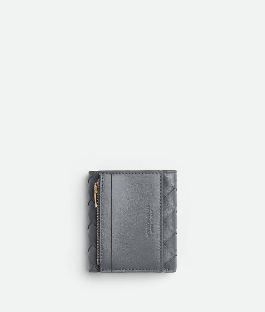 Tri-Fold Zip Wallet With Detachable Card Case