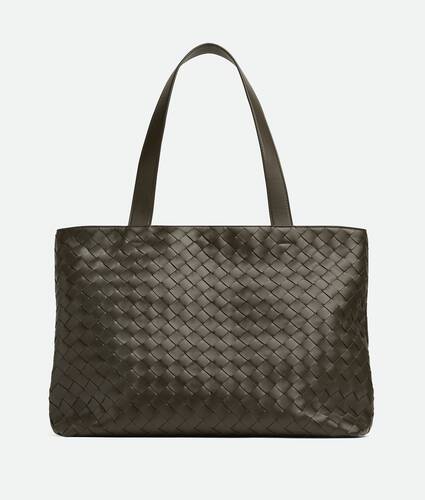 Ein größeres Bild des Produktes anzeigen 1 - Kleine Intrecciato Tote mit Zip