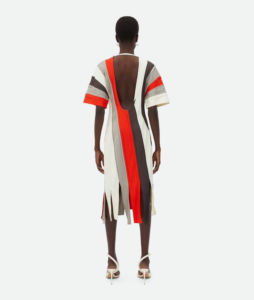 Display a large version of the product image 3 - Fluid Viscose Stripe Dress