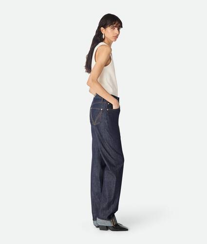 Indigo Straight Jeans