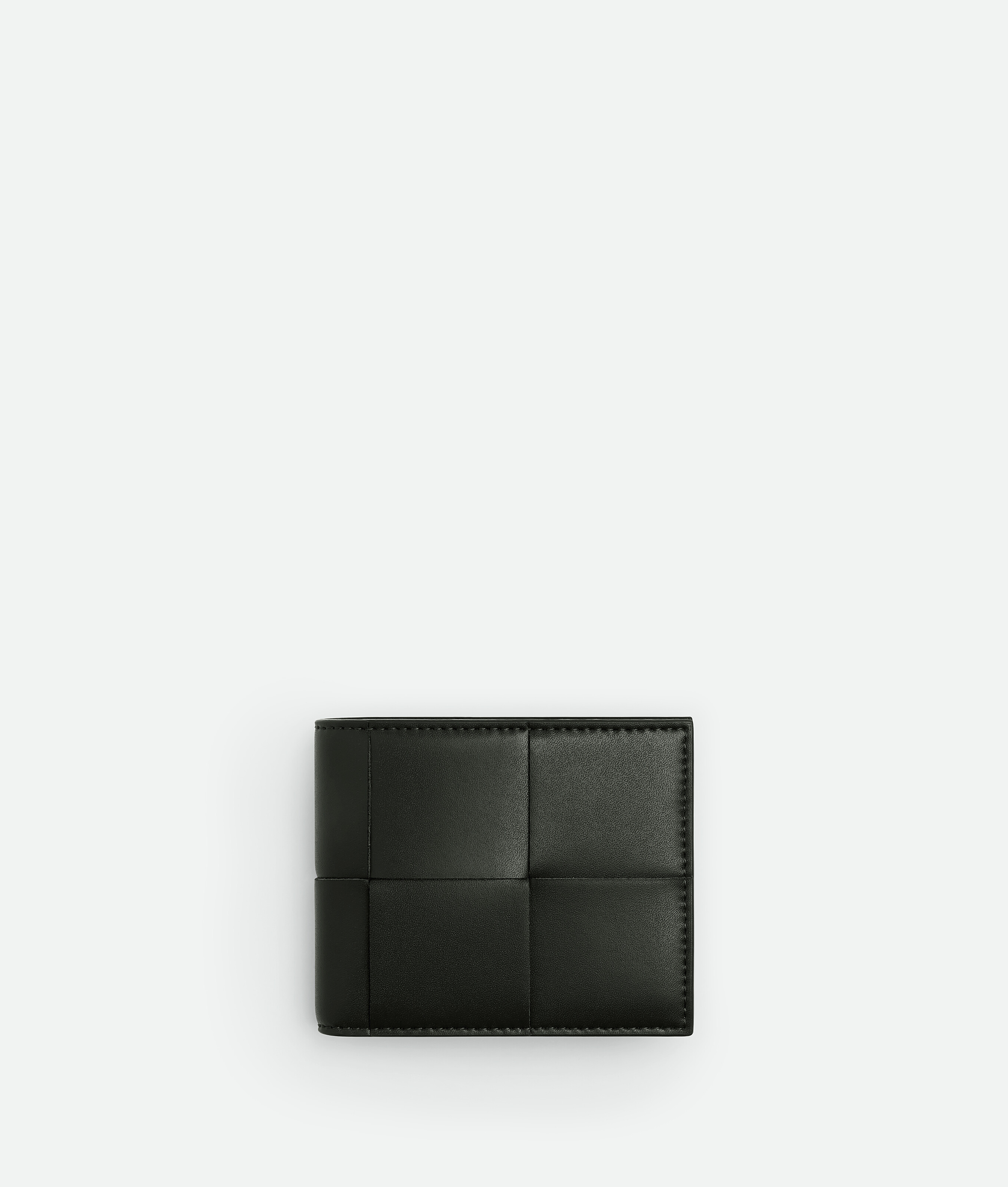 Bottega Veneta Cassette Bi-fold Wallet With Coin Purse - Dark Moss - Man