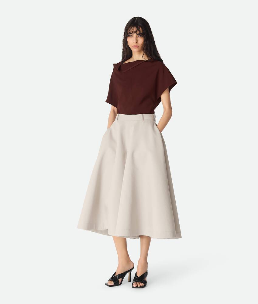 Afficher une grande image du produit 1 - Culotte en sergé de coton et soie